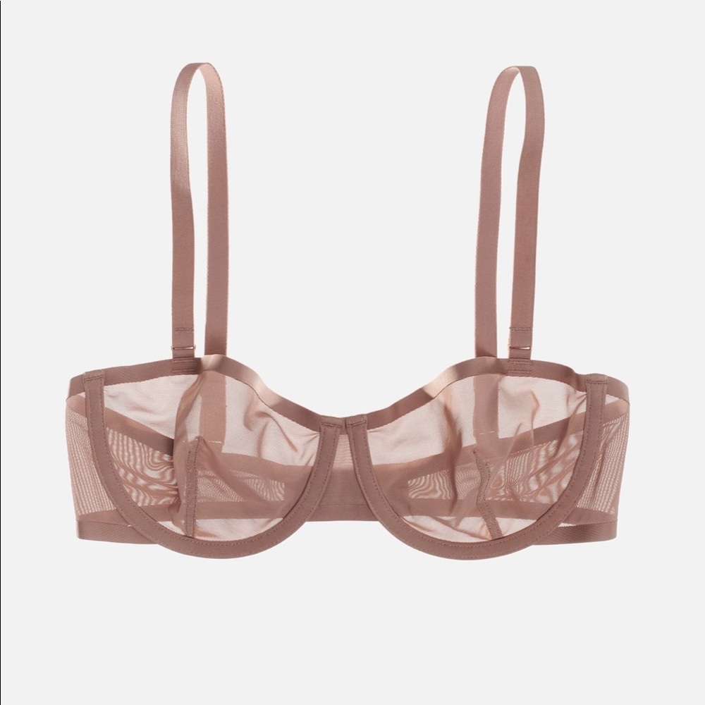 Cuup Balconette Bra 30B Taupe